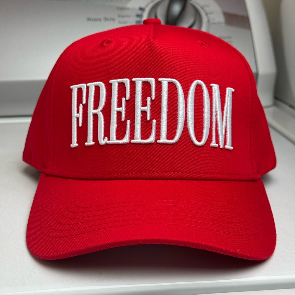 Authentic Charlie Kirk Hat Turning Point USA Hat Red FREEDOM America First Hat